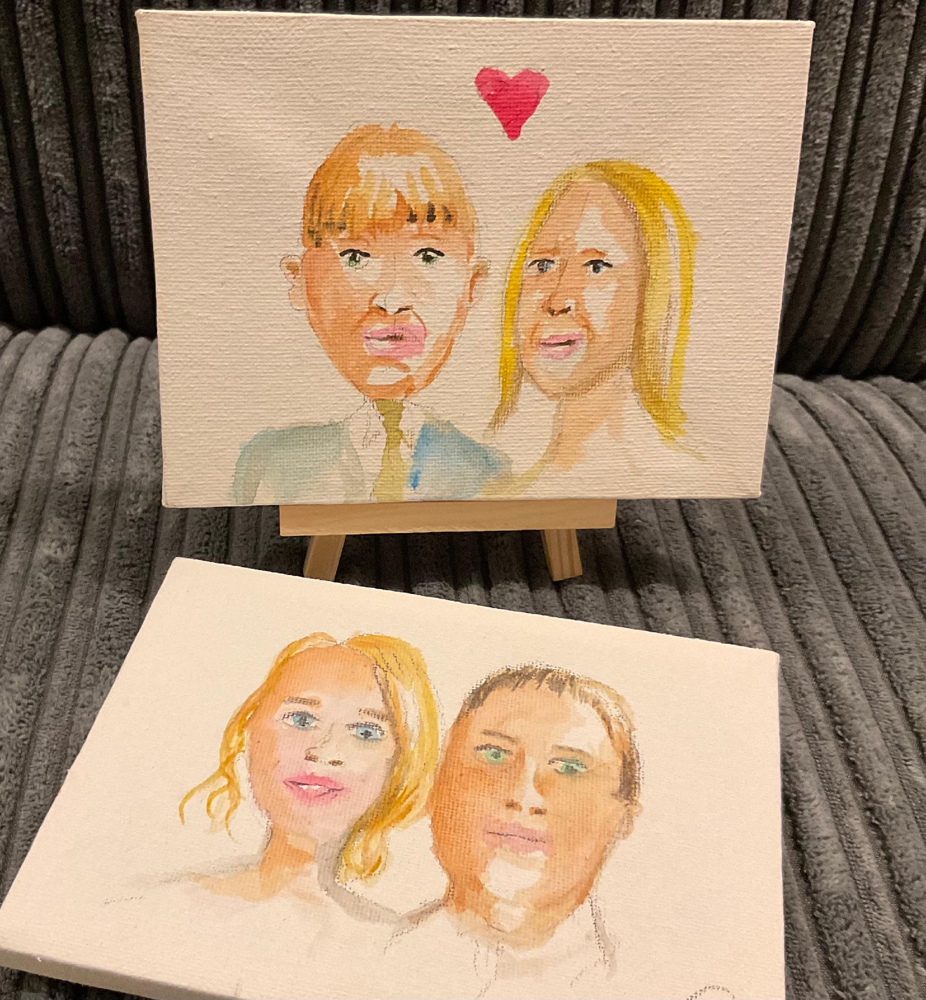these portraits take around 10 minutes for a couple 