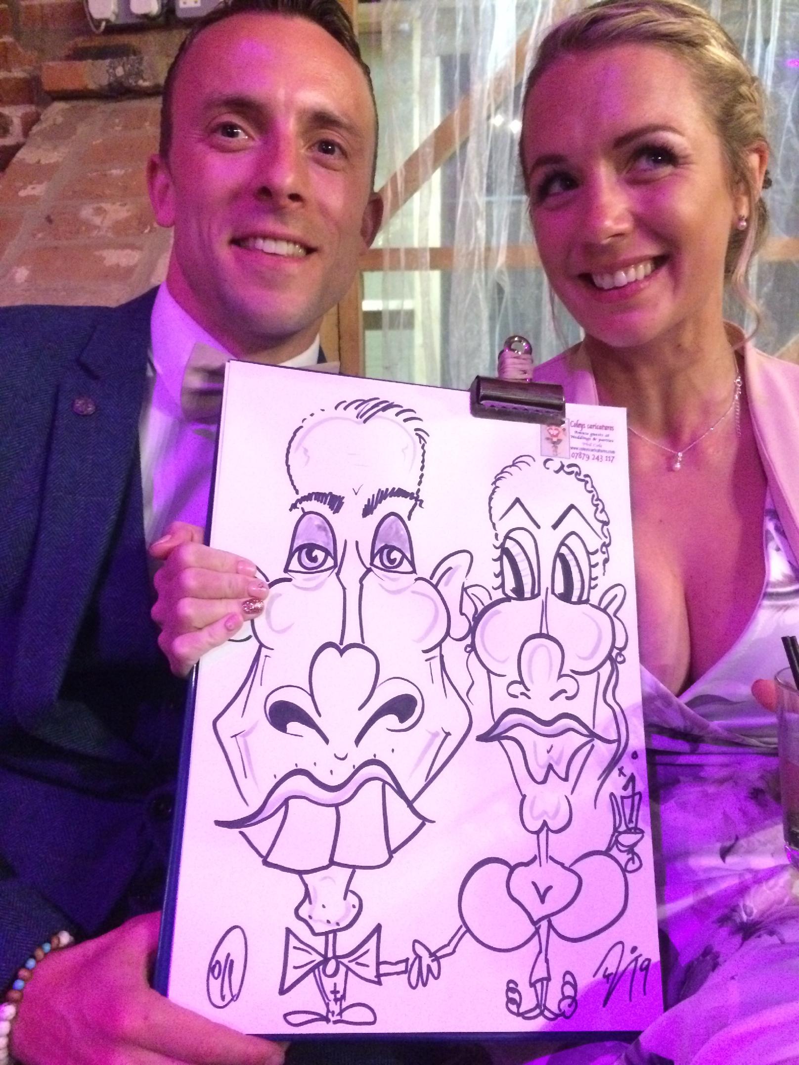 caricature fun also ideal for exhibition stands 